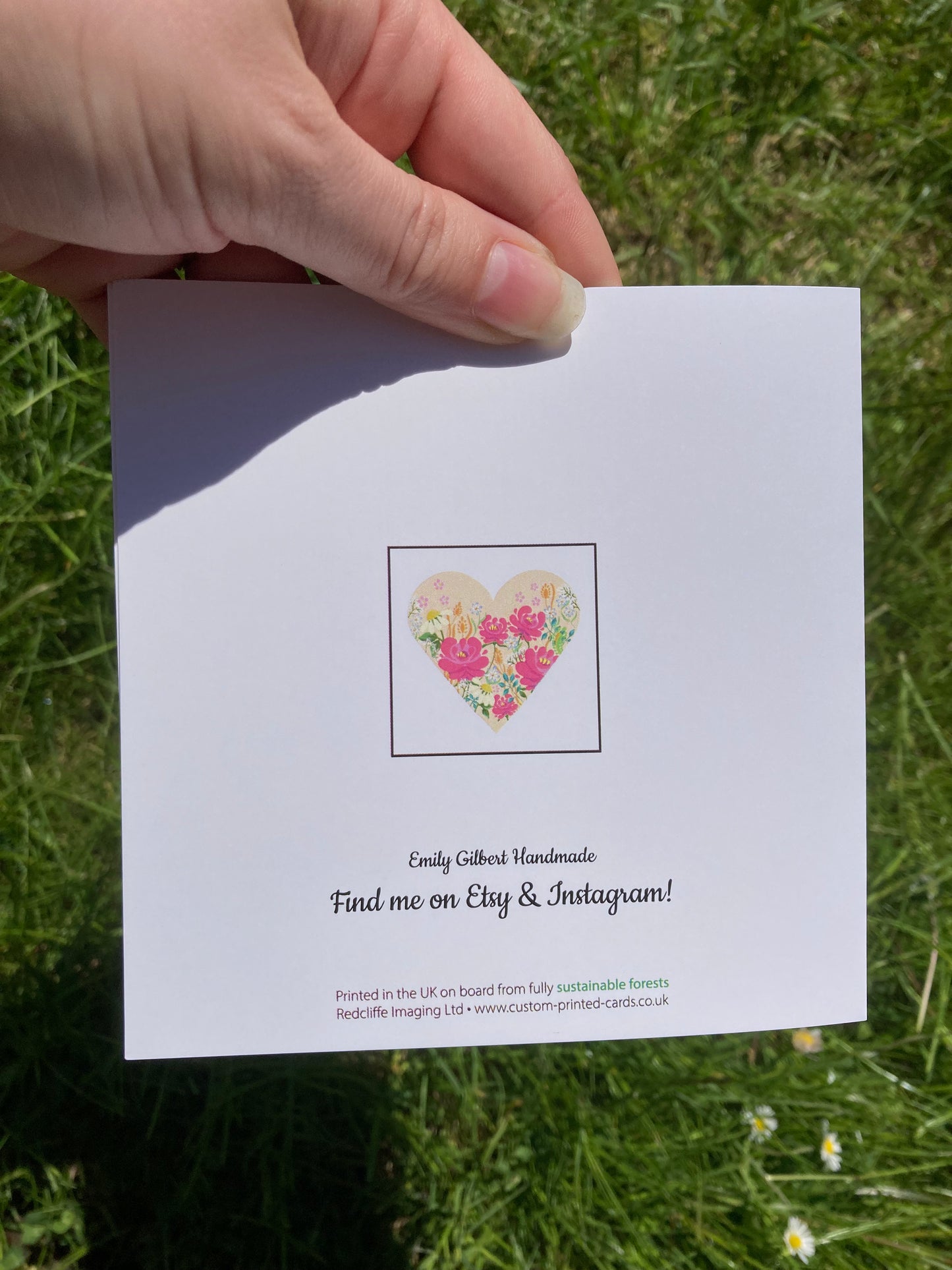 Ivory and Pink Rose Heart Card, Printed Greetings Card, Blank, Envelope included, designed in Fife, Scotland